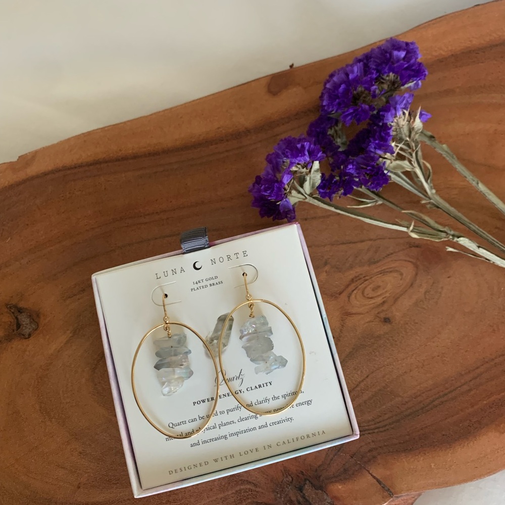 Luna🌙Norte Gold and Silver Hoop Earrings
